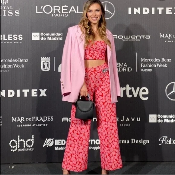 ZARA PEBBLE PINK CROP TOP - Picture 8 of 11